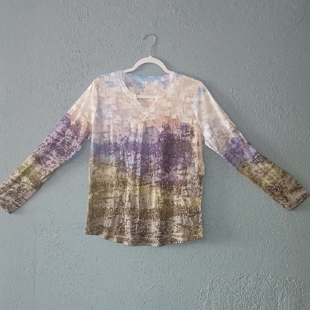 FDJ Multicolor Long Sleeve Women's Top